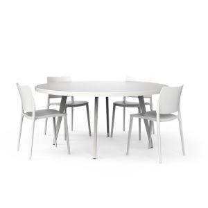 Stół okrągły z kompozytu Rollo