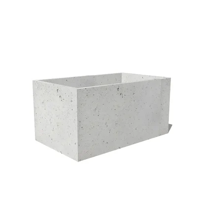Donica podłużna z betonu architektonicznego